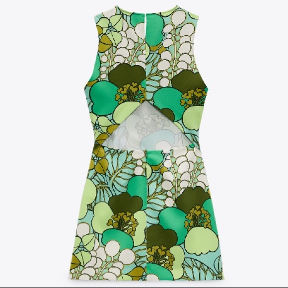 🍒HP🍒 𝗡𝗪𝗧 𝗭𝗮𝗿𝗮 • Printed Dress - Picture 15 of 16